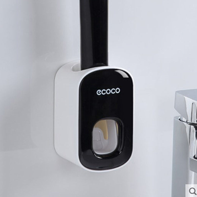 BrushMate™ – Wall-Mounted Toothpaste Dispenser & Organizer for a Clutter-Free Sink
