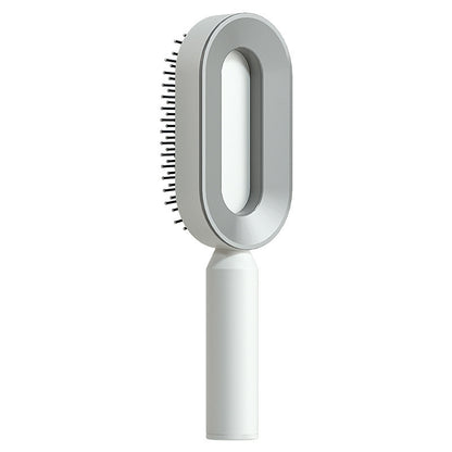 SilkGlide™ Smart Detangling Brush – One-Click Clean + Scalp Massage
