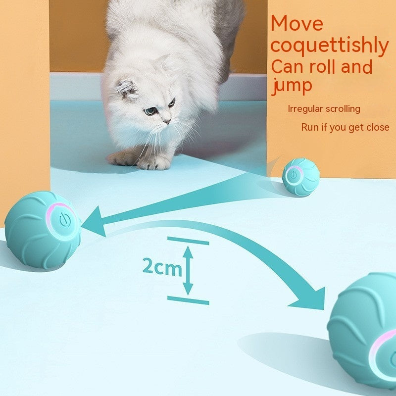 BounceBuddy™ Smart Cat Ball – Interactive, Self-Bouncing Fun for Cats
