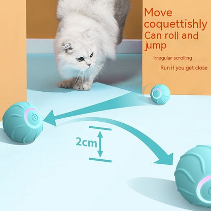 BounceBuddy™ Smart Cat Ball – Interactive, Self-Bouncing Fun for Cats