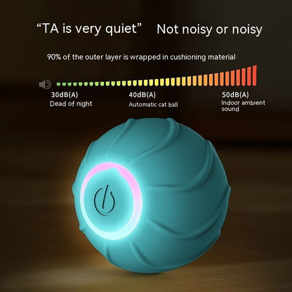 BounceBuddy™ Smart Cat Ball – Interactive, Self-Bouncing Fun for Cats