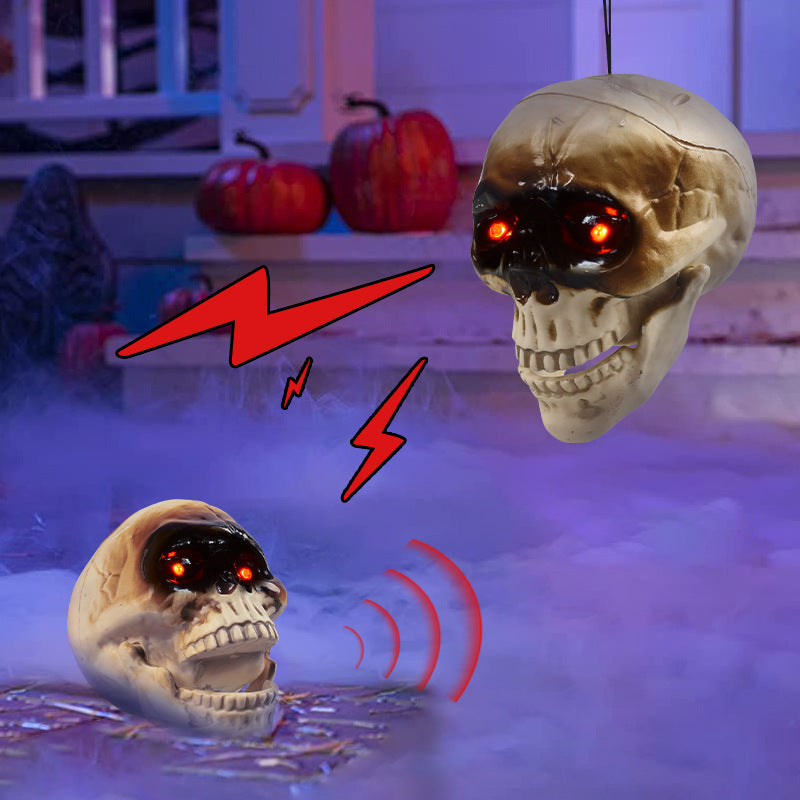 SpookyFloat™ – Animated Floating Skeleton with Sound & Lights for Halloween Haunting