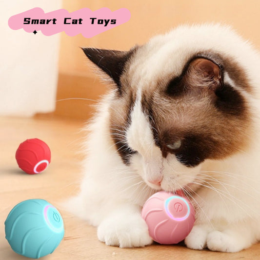 BounceBuddy™ Smart Cat Ball – Interactive, Self-Bouncing Fun for Cats