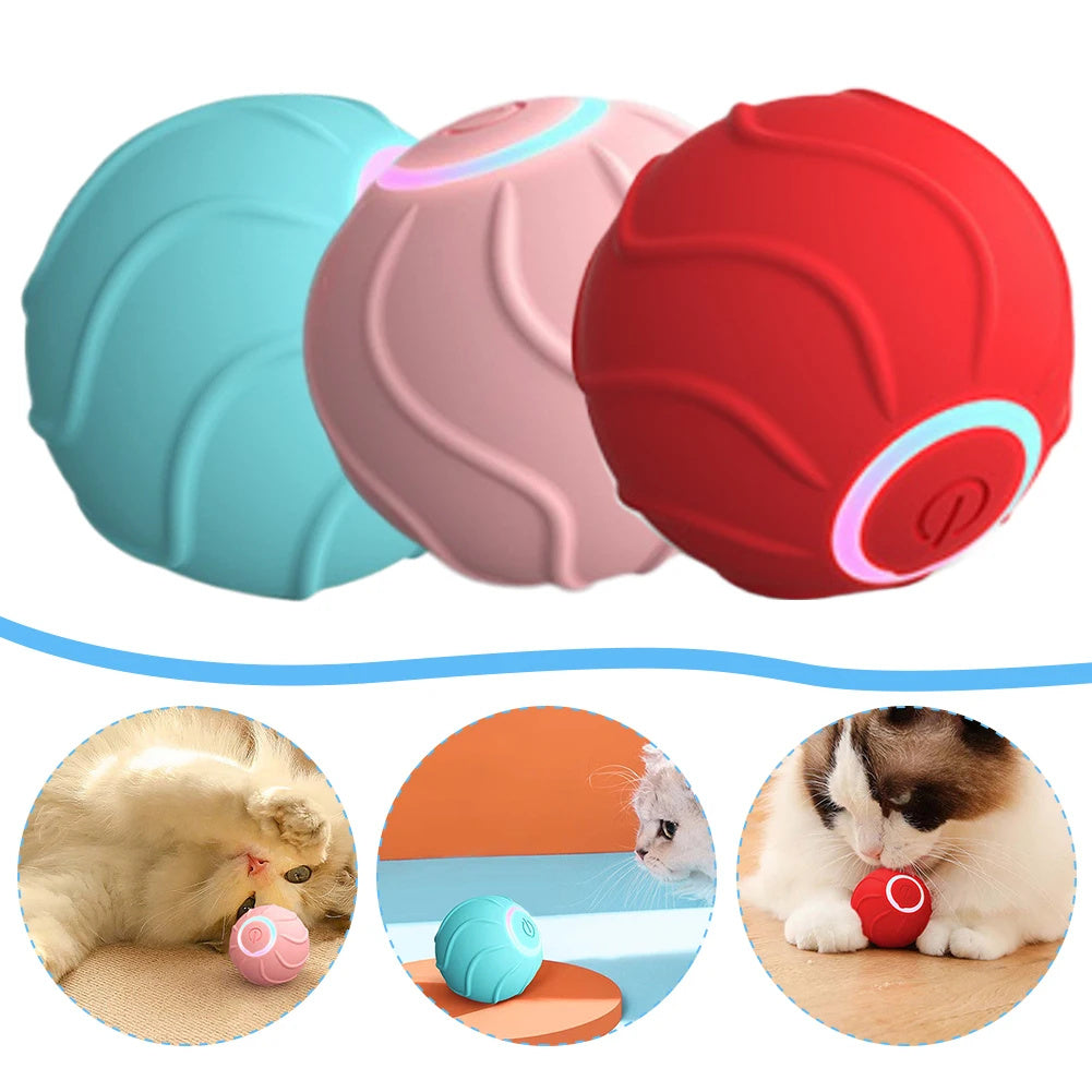 BounceBuddy™ Smart Cat Ball – Interactive, Self-Bouncing Fun for Cats