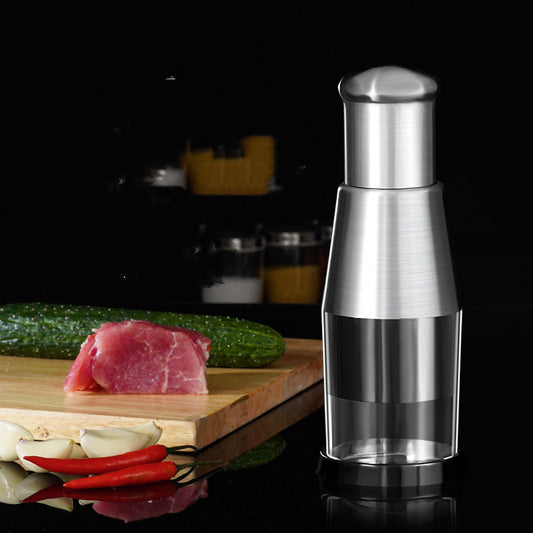 ChopMate™ – Effortless Manual Food Chopper for Garlic, Veggies & More